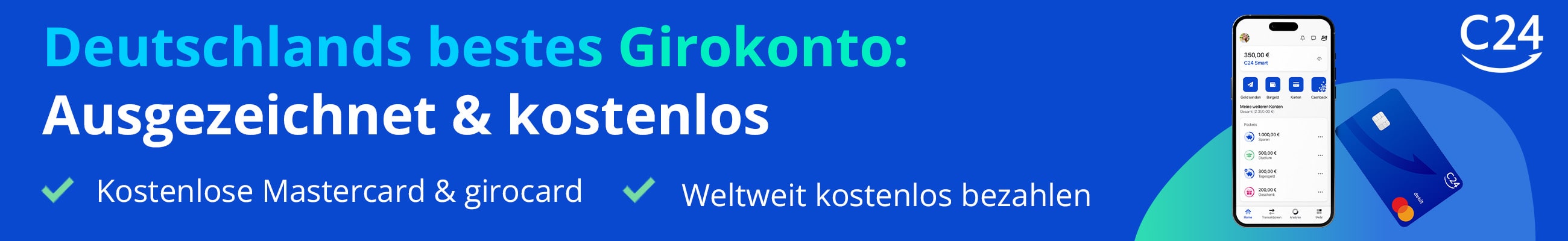 C24 Bank: Deutschlands bestes Girokonto