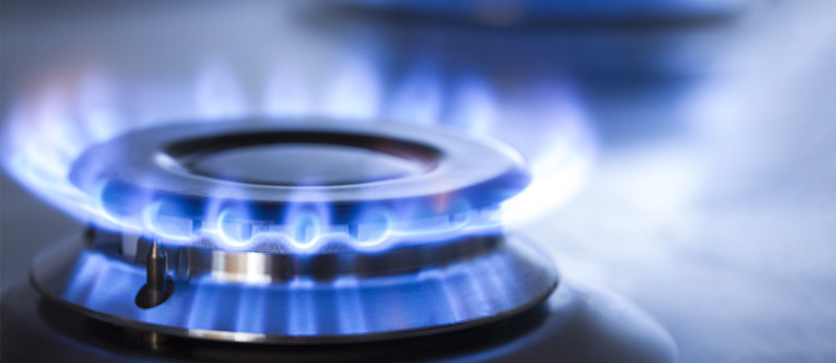 Gasherd in der Küche